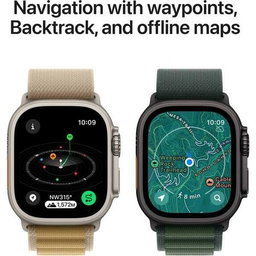 Apple Watch Ultra 2 GPS + Cellular 49mm Natural Titanium Case with Tan Alpine Loop