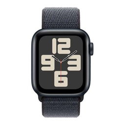 Apple Watch SE (2nd Gen) GPS 44mm - Smartwatch - Midnight - Cloud Sport Loop - One Size