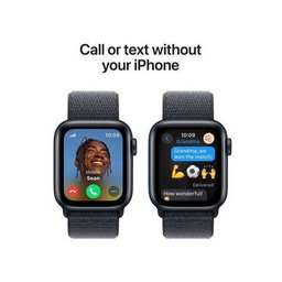 Apple Watch SE (2nd Gen) GPS 44mm - Smartwatch - Midnight - Cloud Sport Loop - One Size