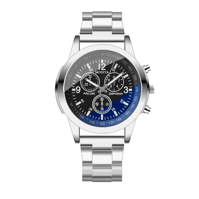 Men's Stainless Steel Quartz Watches_0