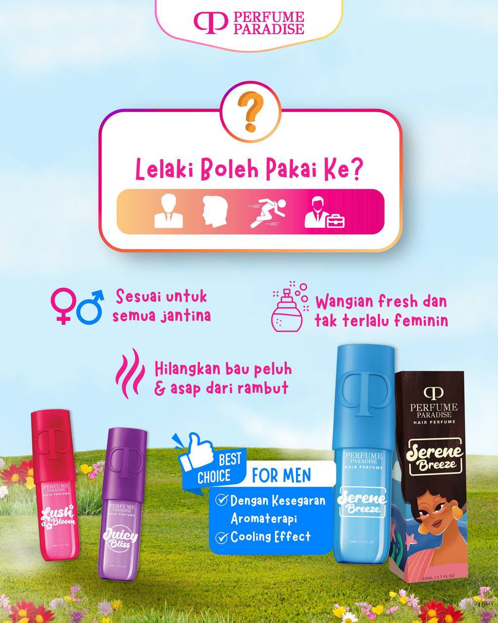 Perfume Paradise Hair Spray 50ml_8