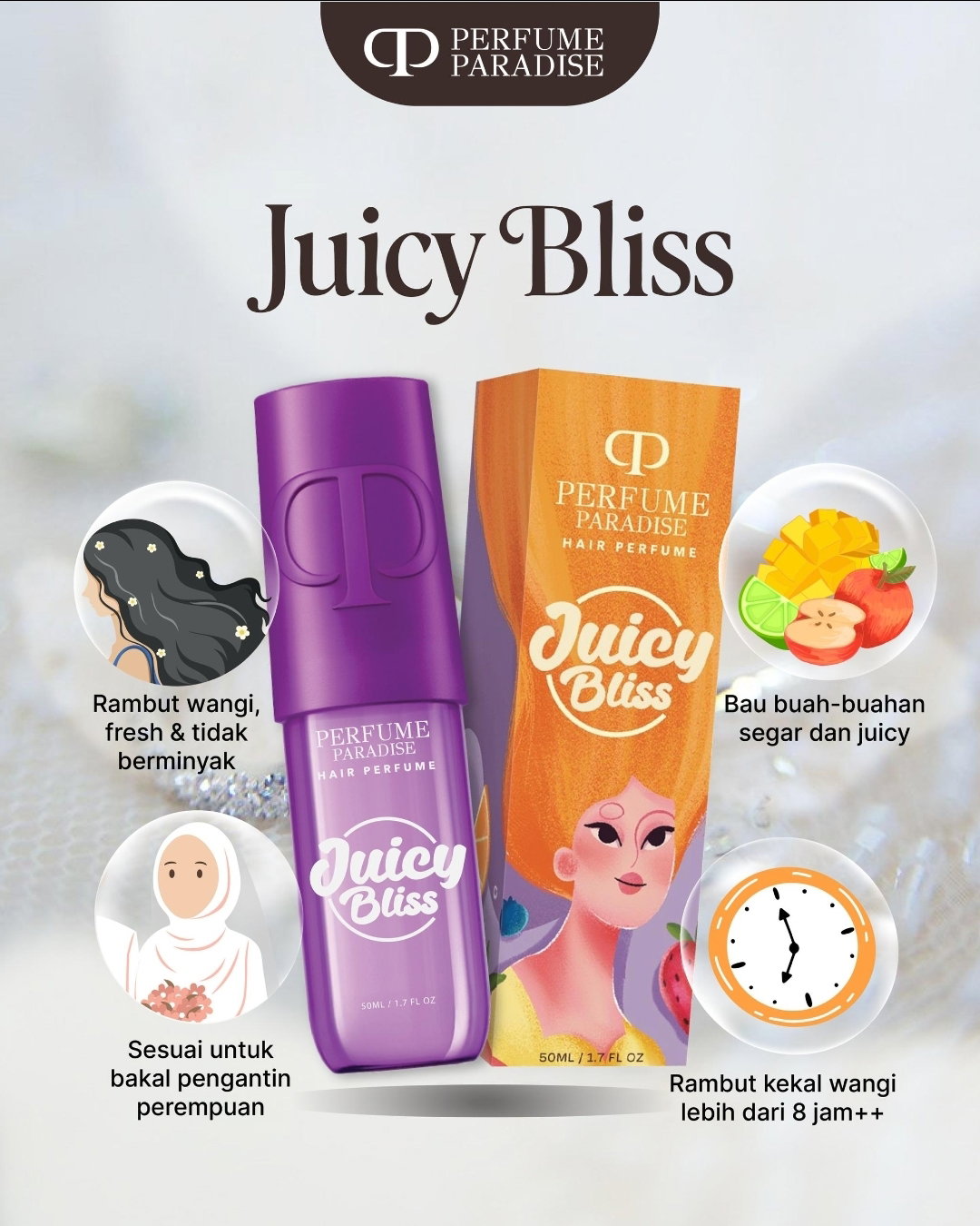 Perfume Paradise Hair Spray 50ml_10