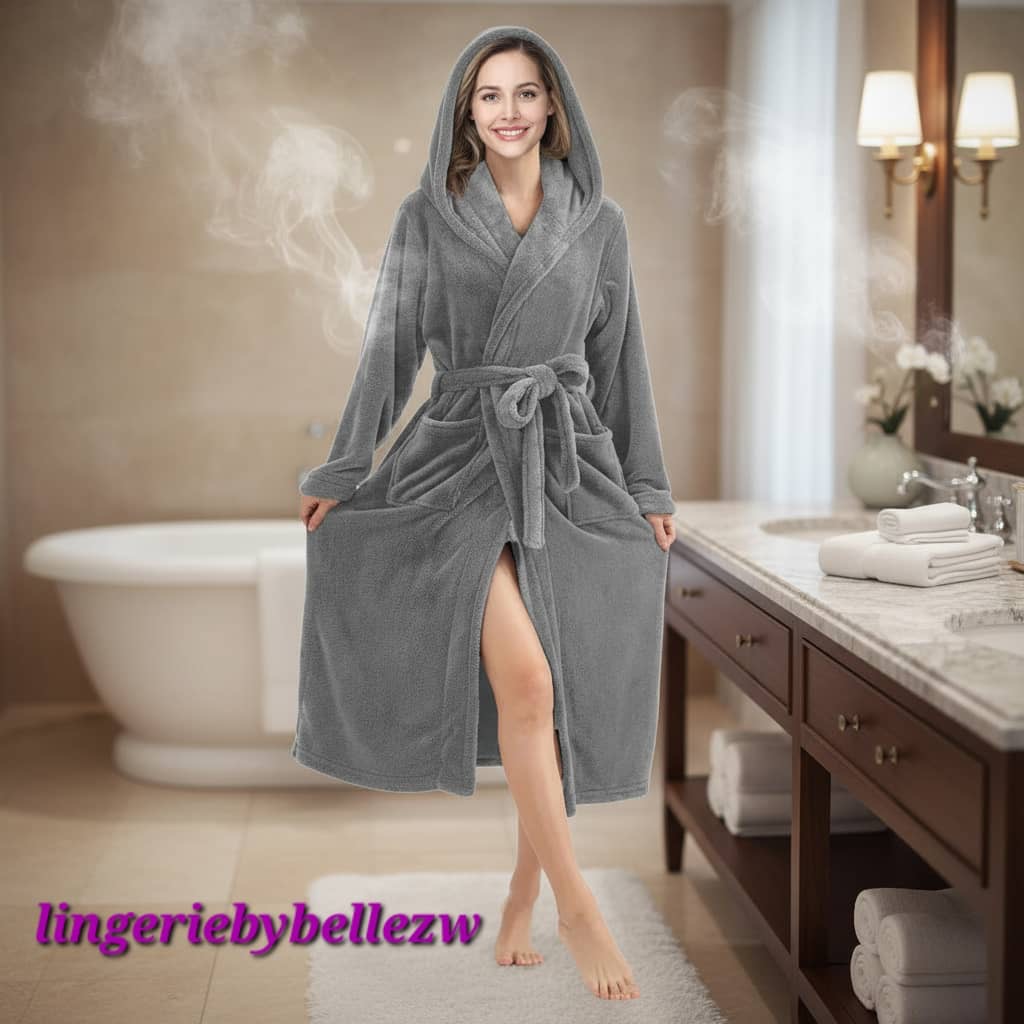 Super soft comfortable morning gown
