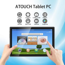 Atouch Adult 10.1inch X19Life Android 12.0 8GB+512GB,5G,10000 MAh,double Cameras Front 13.0M Back 16.0M