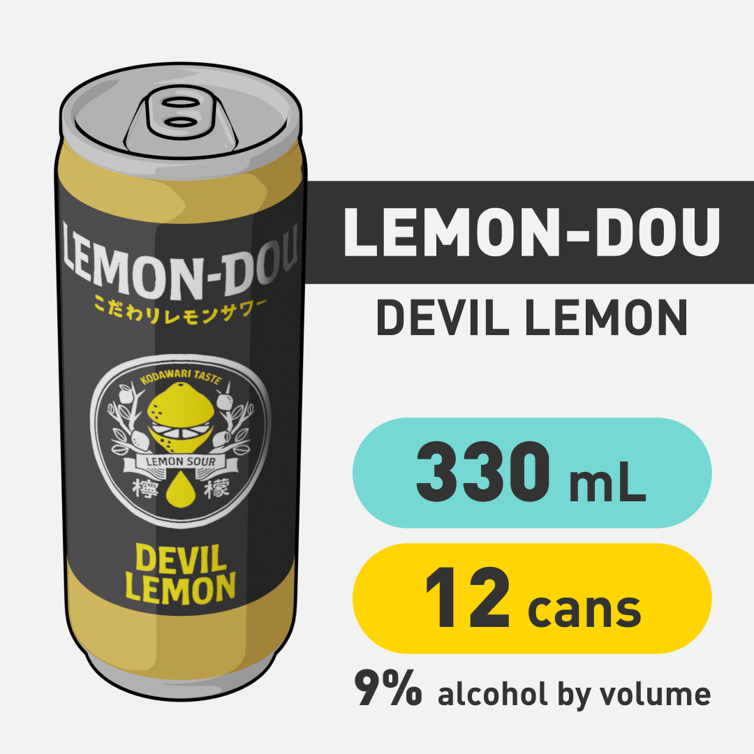 Lemon-Dou Devil Lemon - 330mL - CAN x12