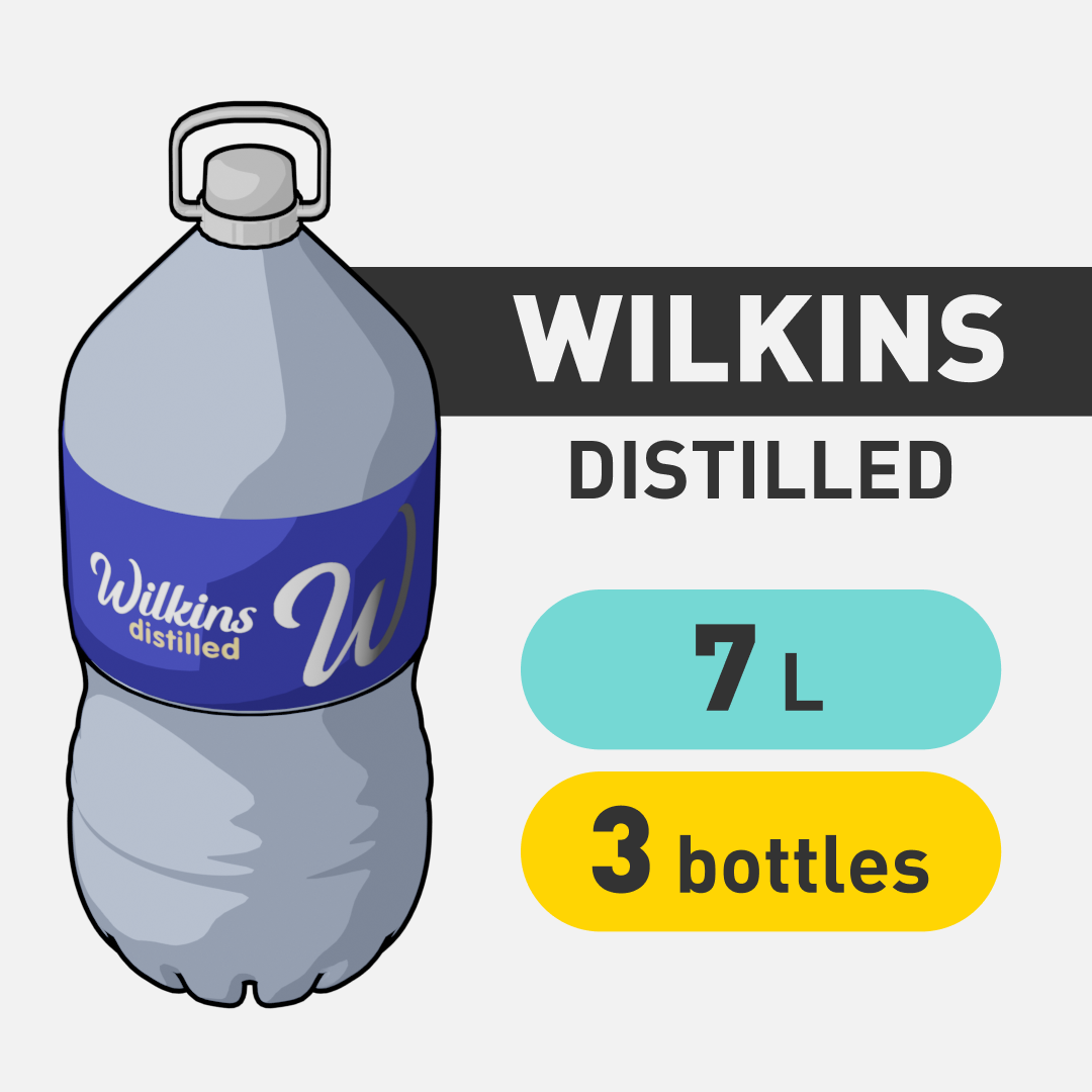 Wilkins Distilled - 7L - PET x3