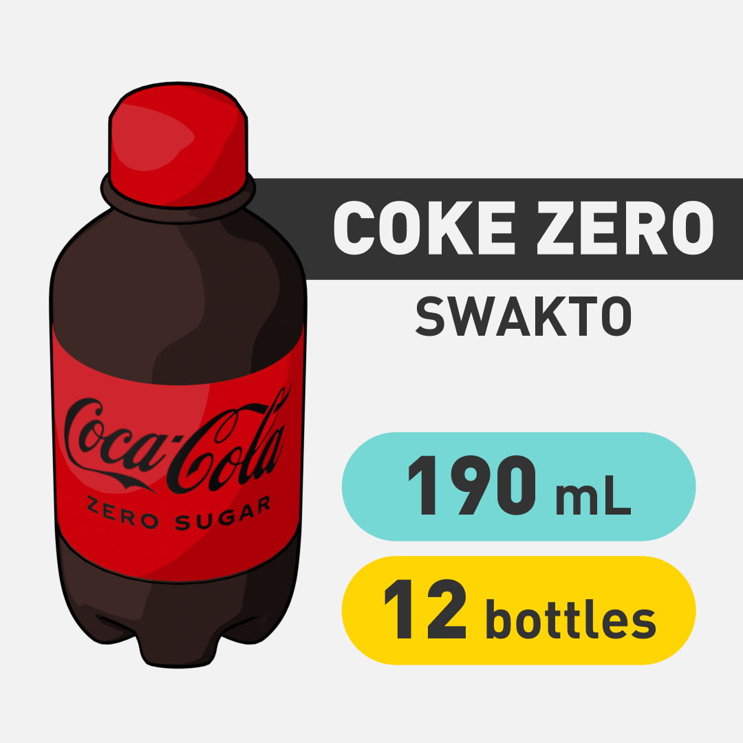 Coke Zero - SWAKTO - PET x12