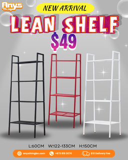 Lean shelf
