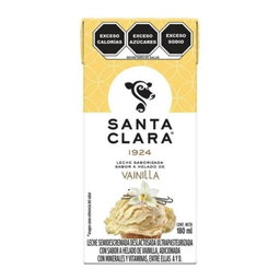 Leche Saborizada Santa Clara Sabor Vainilla 180 ml  