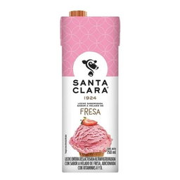 Leche Saborizada Santa Clara Sabor Fresa 750 ml  