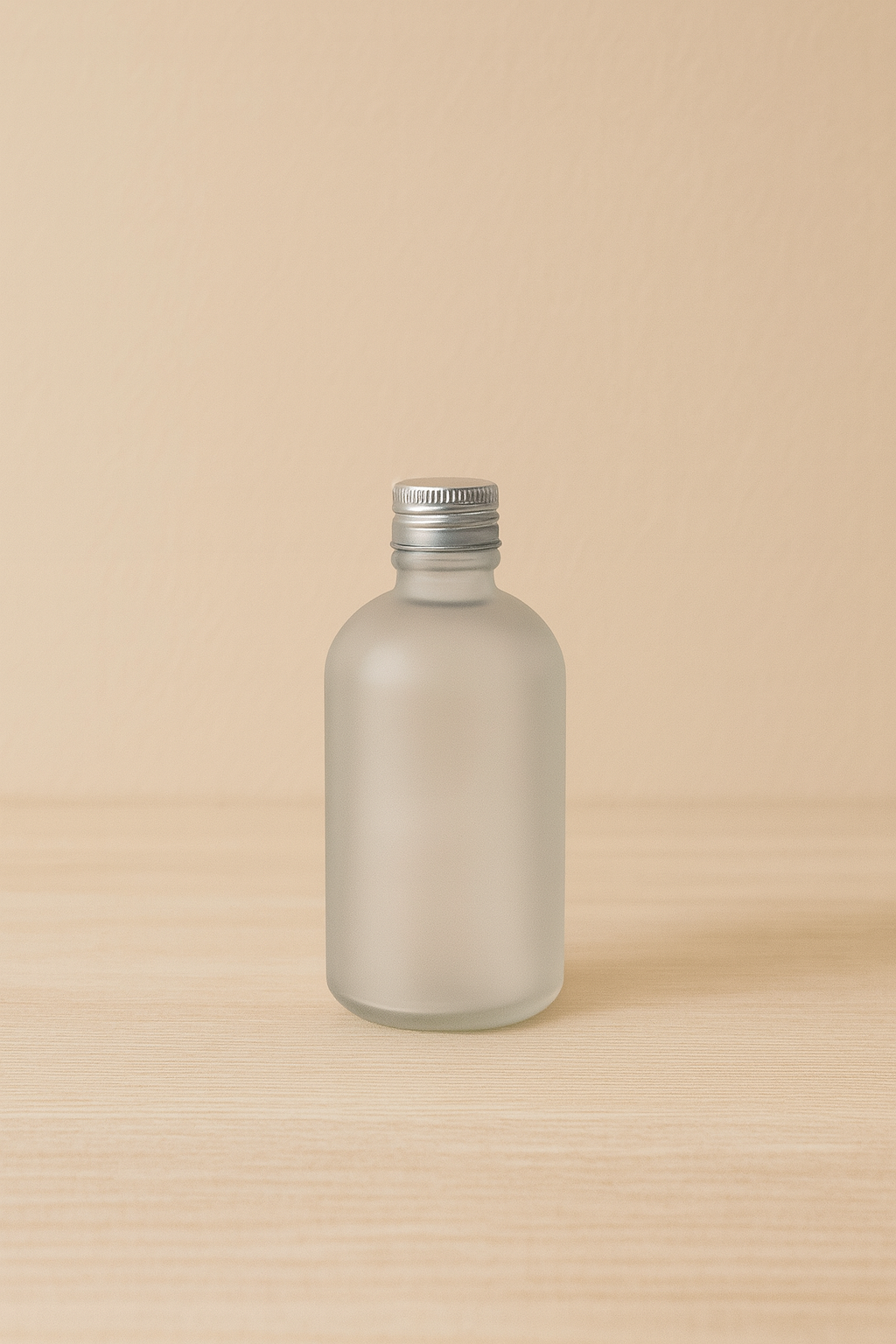 Premium Frosted Round Glass Bottle - 270ml _0