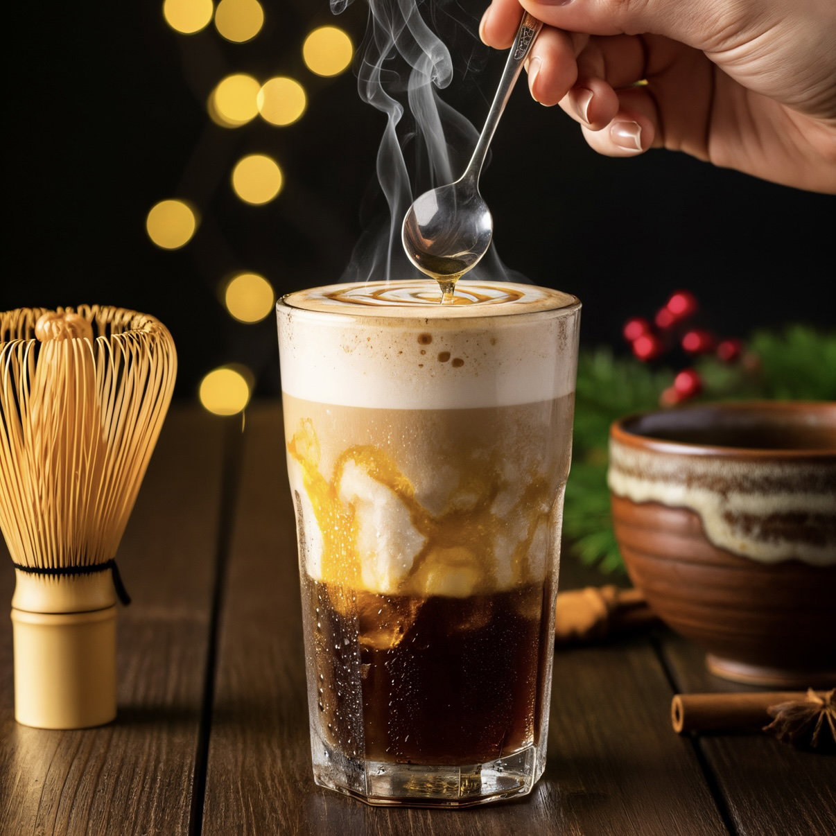Honey Hojicha Latte_0