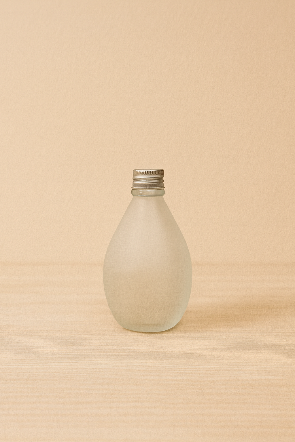 Premium Frosted Teardrop Glass Bottle - 270ml  _0