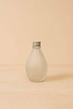 Premium Frosted Teardrop Glass Bottle - 270ml  