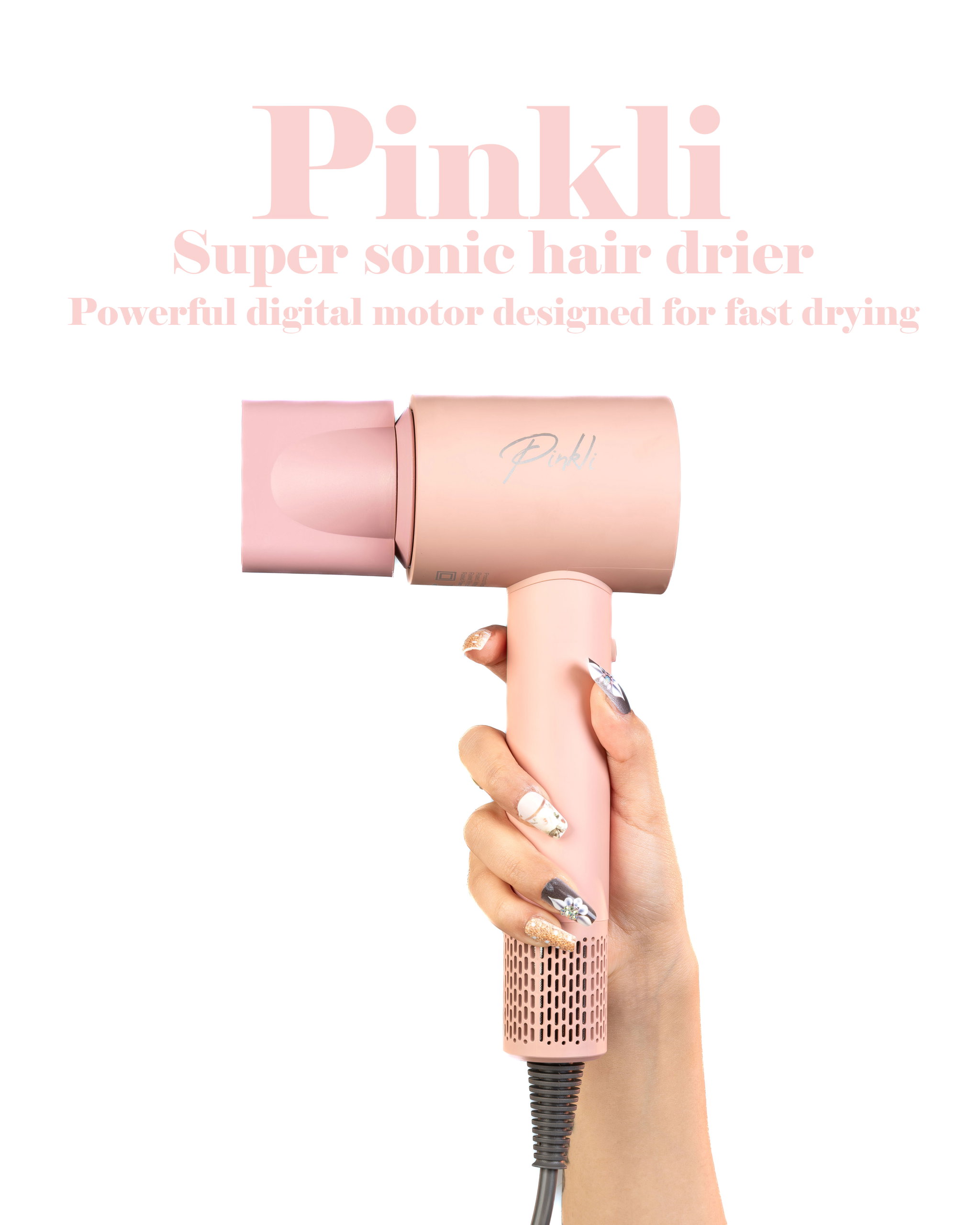 بينكلي سشوار شعر ( مجفف شعر ) ضمان 6 اشهر PINKLI HAIR DRIER ) 6999695824210 )_0
