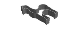 Llama outline Cookie Cutter     