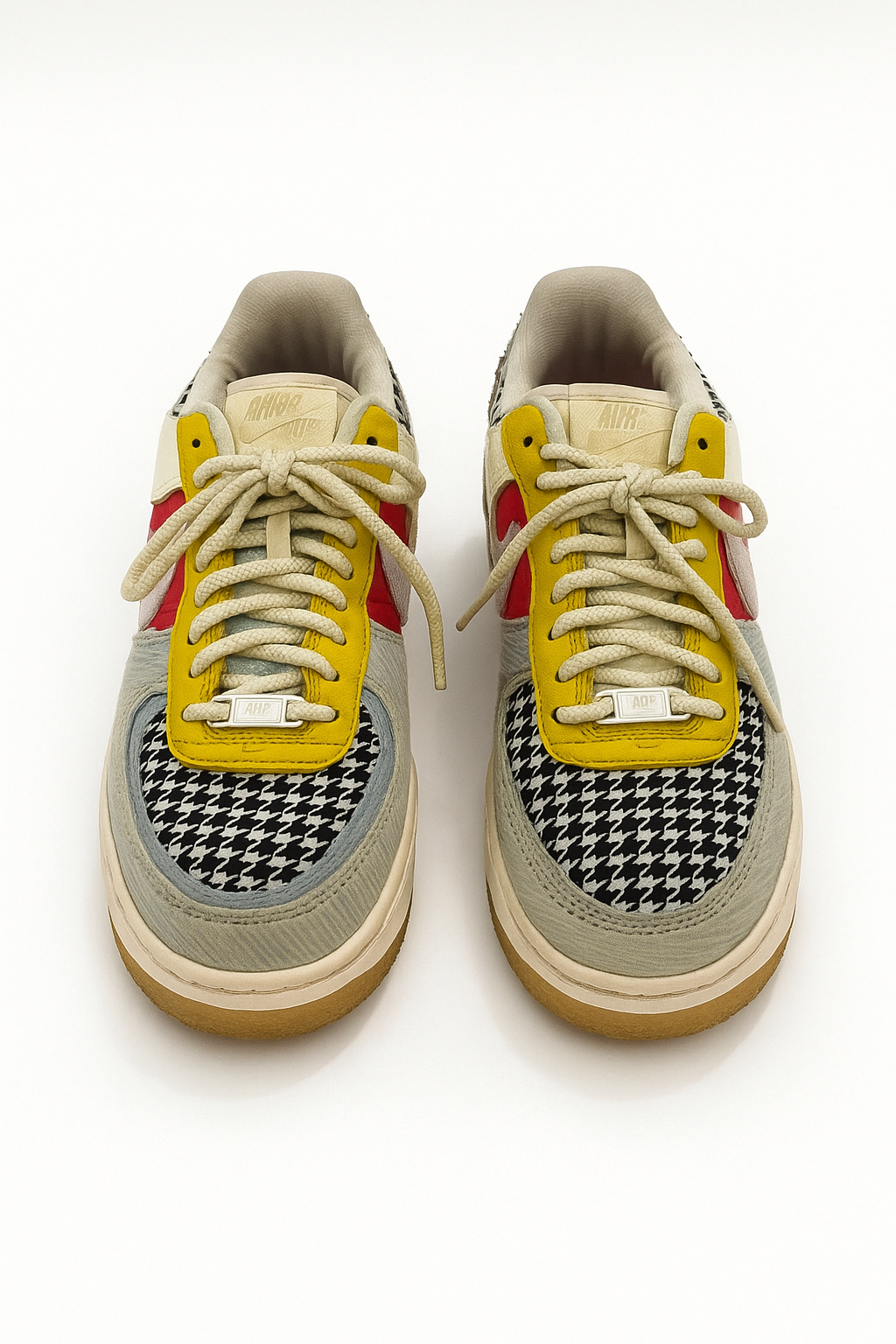 Nike Air Force 1 edición multicolor con texturas - Size 8_2