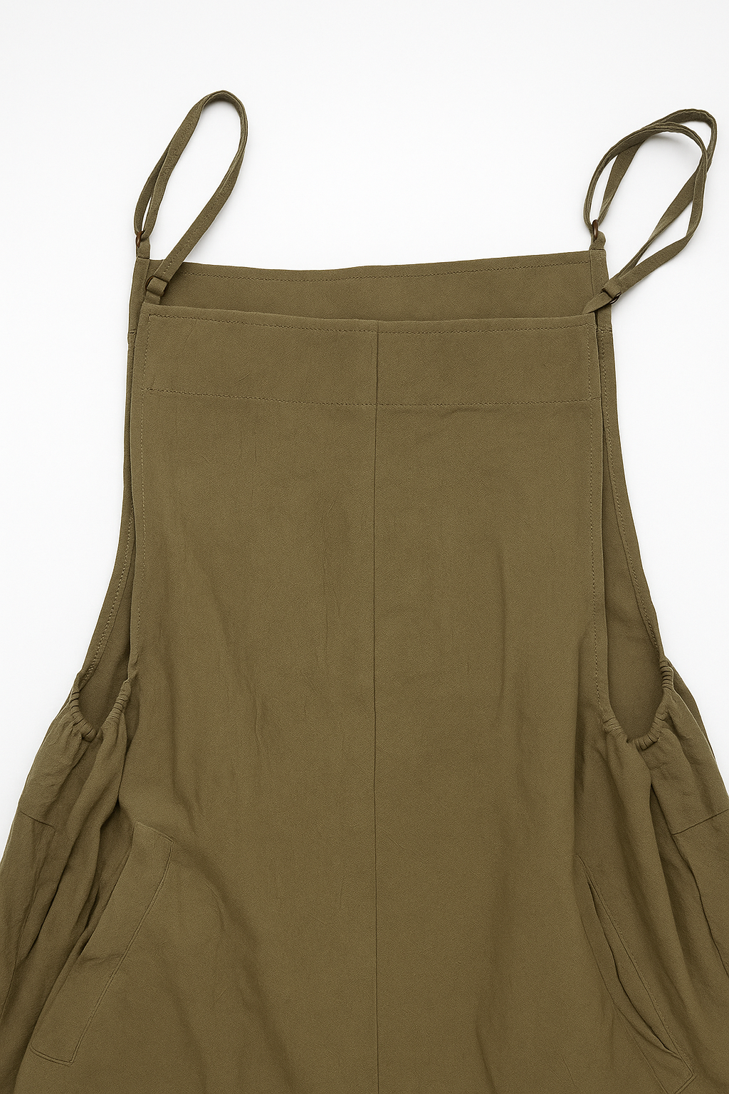Enterizo verde oliva con costados abiertos - Size L_1