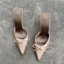 High-heels stiletto mules