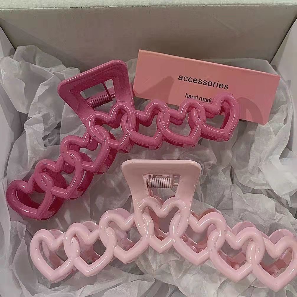 Heart shaped hair clip_0