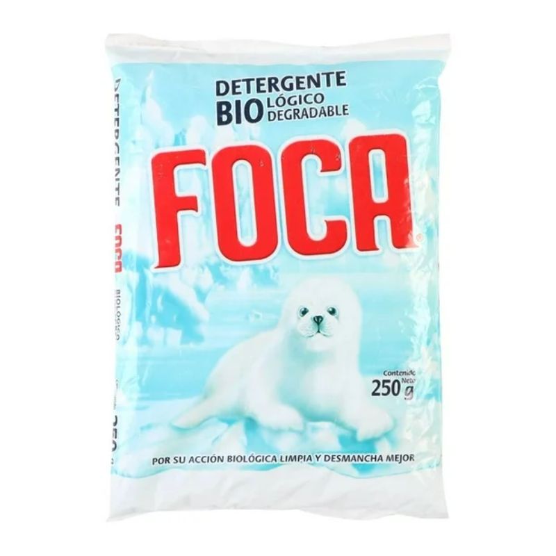 Detergente en Polvo Foca 250g _0