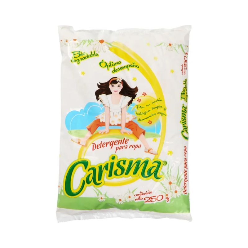Detergente en Polvo Carisma 250g