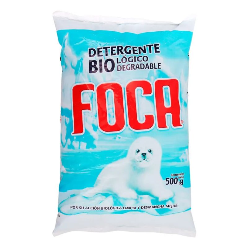 Detergente en Polvo Foca 500g