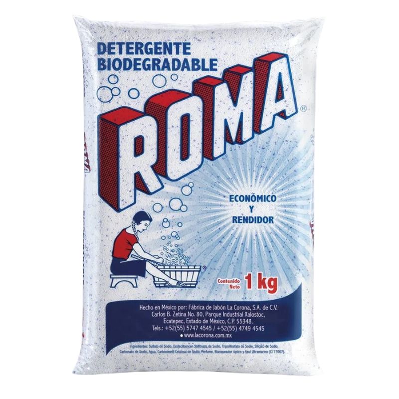 Detergente en Polvo Roma 1 Kg