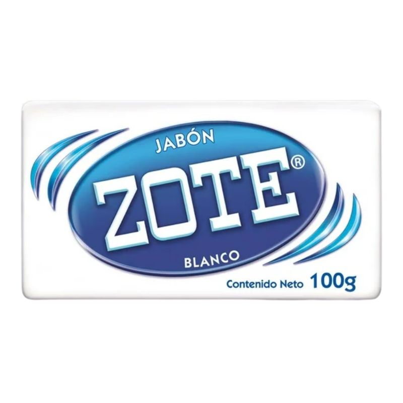 Jabón en Barra Zote Blanco 100g