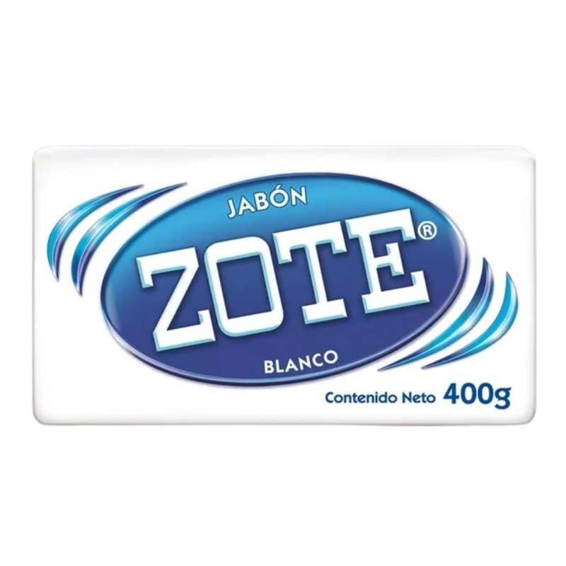 Jabón en Barra Zote Blanco 400g_0