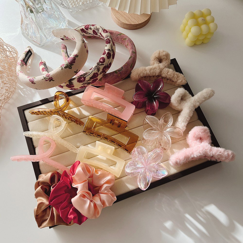 Crown headband,claw,clip,head ornament set