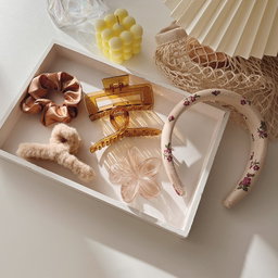 Crown headband,claw,clip,head ornament set