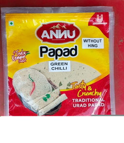 Annu papad green chili 250g
