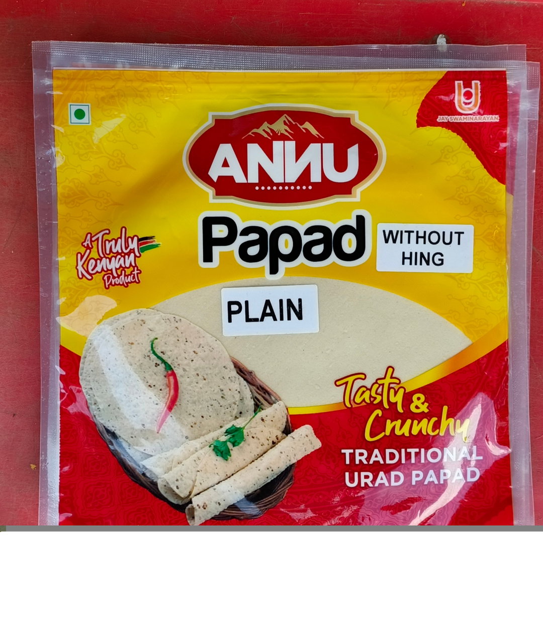 Annu plain papad 250g