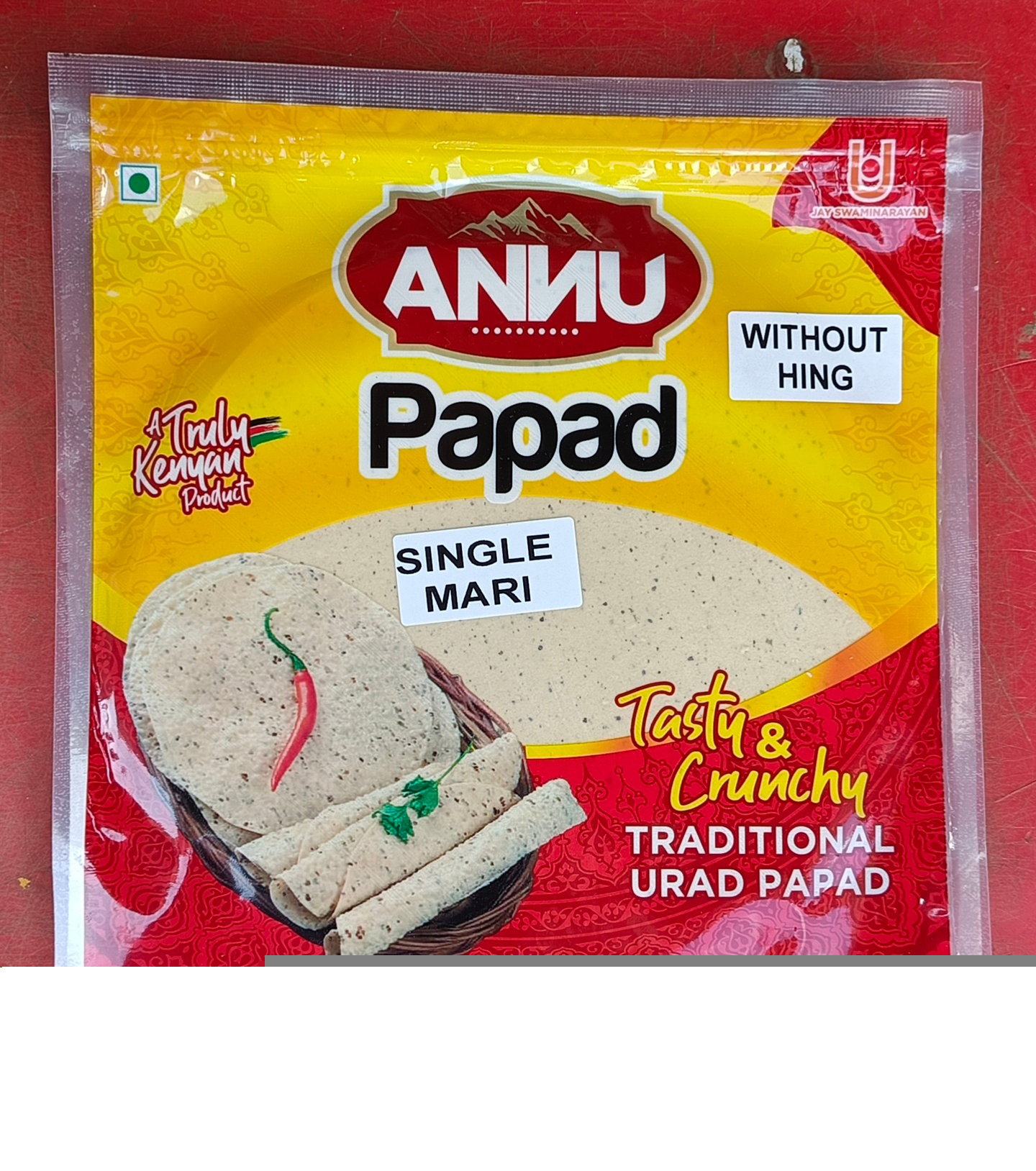 Annu mari (black pepper) papad 250g_0