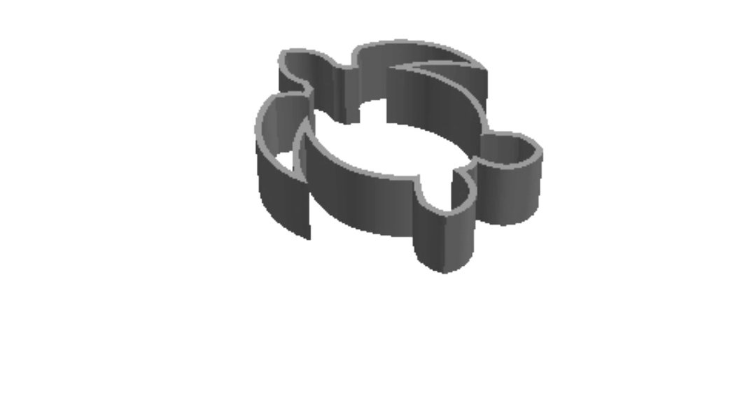 Sea Turtle 2 Cookie Cutter         
