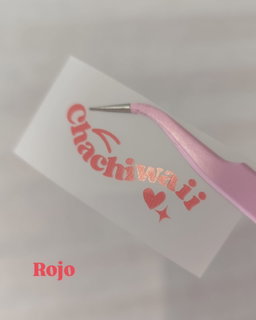 Etiquetas  de SILICONA para coser
