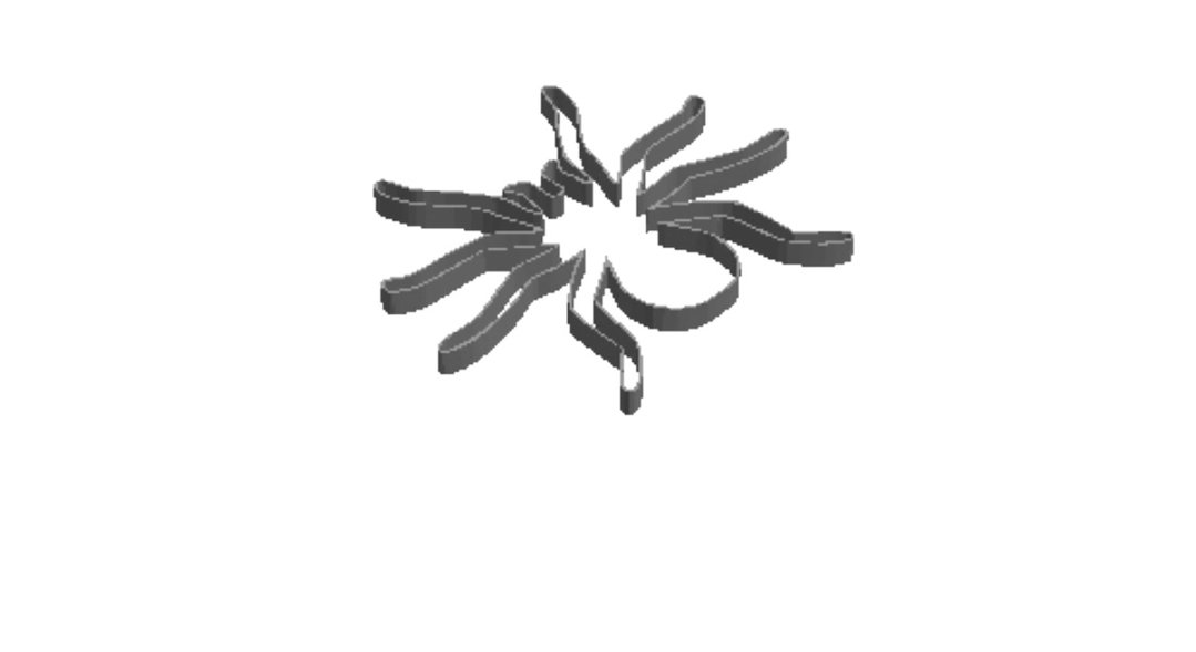 Spider 2 outline Cookie Cutter