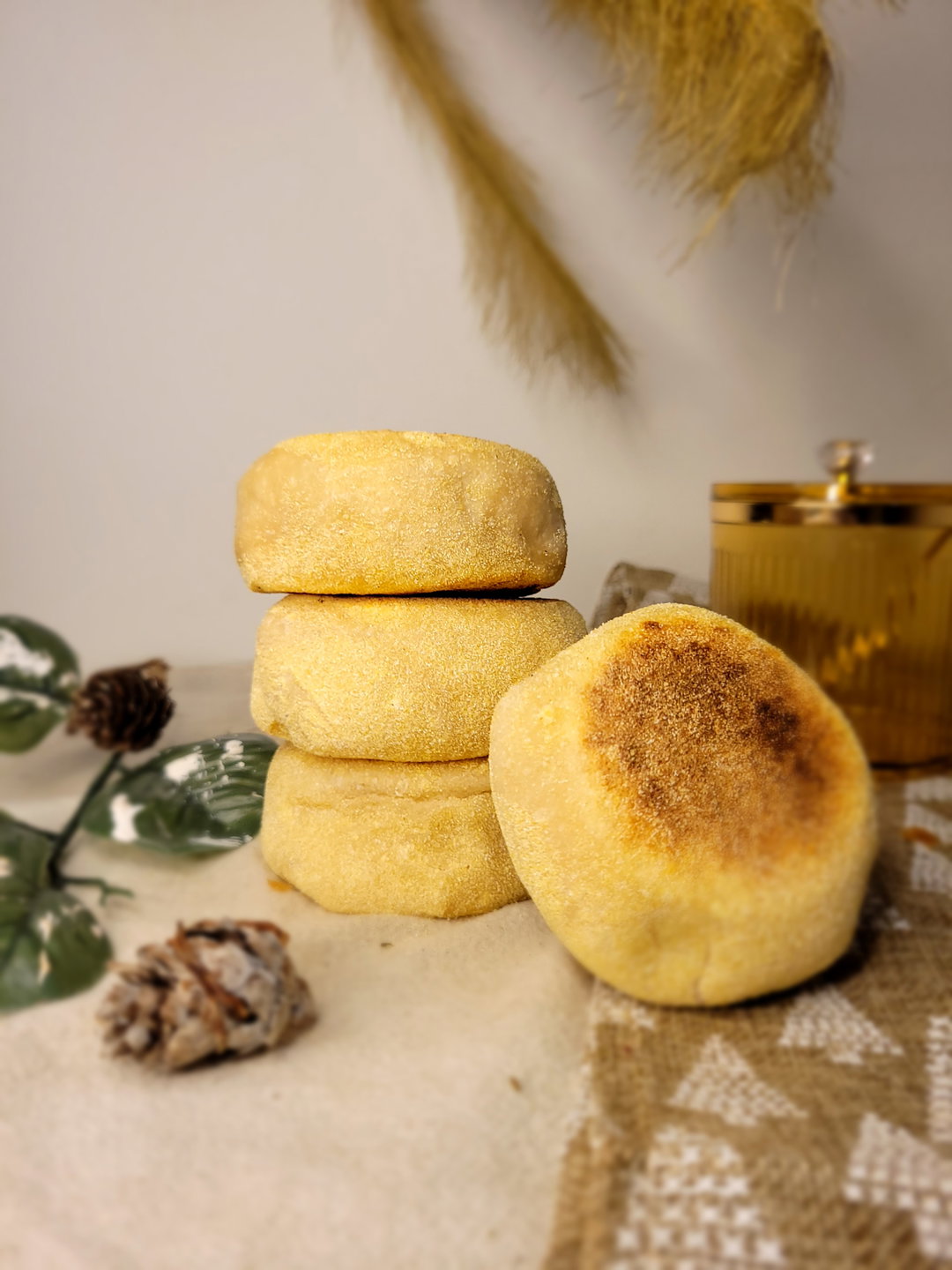 Sourdough English muffins