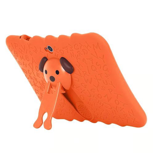 TiLECC Android 12 7 Inch Kid Tablet Dual Camera 4GB RAM 128GB 4000mAh Orange_1