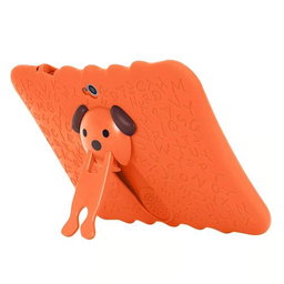 TiLECC Android 12 7 Inch Kid Tablet Dual Camera 4GB RAM 128GB 4000mAh Orange