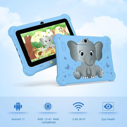 redbeat Kids Android Tablet 7 Inch, Quad Core, 6GB(2+4)RAM+32GB ROM+SD 512GB, Parental Controls, 3G Calling Tablet_2