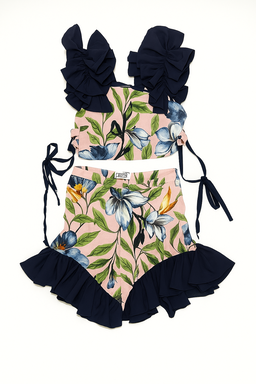 Conjunto floral de dos piezas - Size M