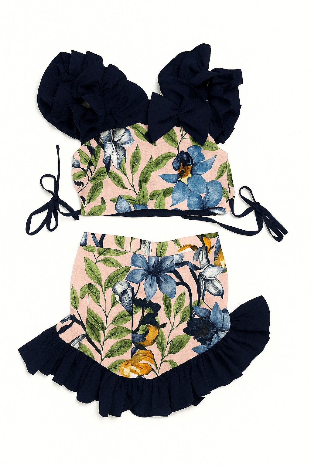 Conjunto floral de dos piezas - Size M_1