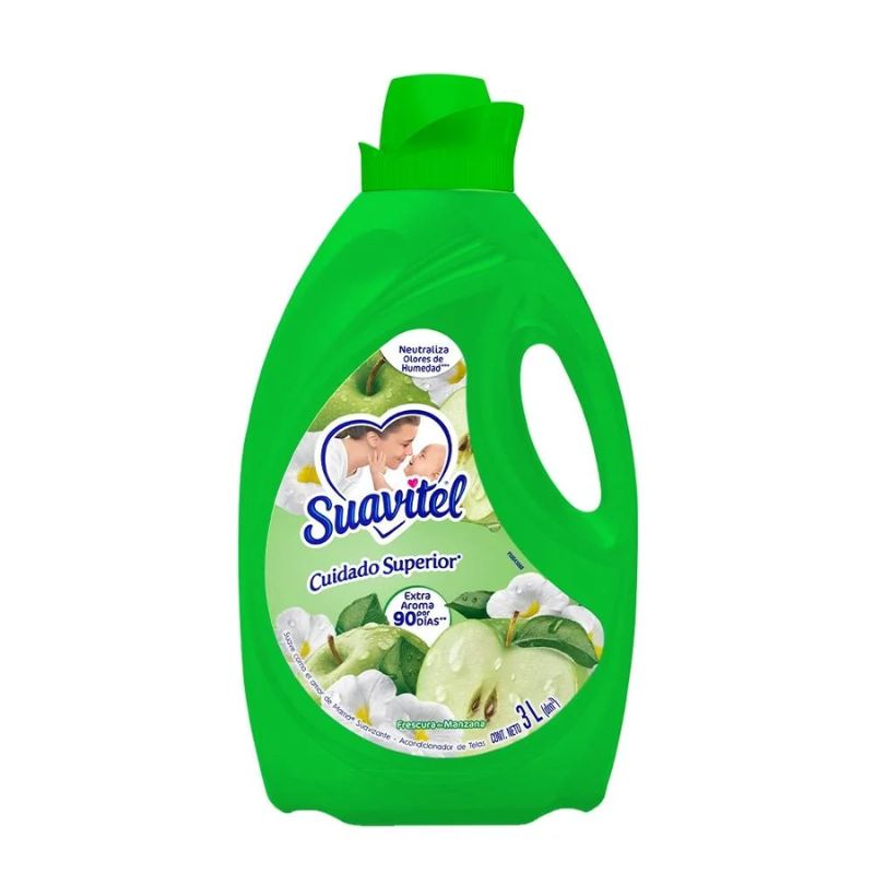 Suavizante Suavitel Cuidado Superior 3 L FRESCURA DE MANZANA_0
