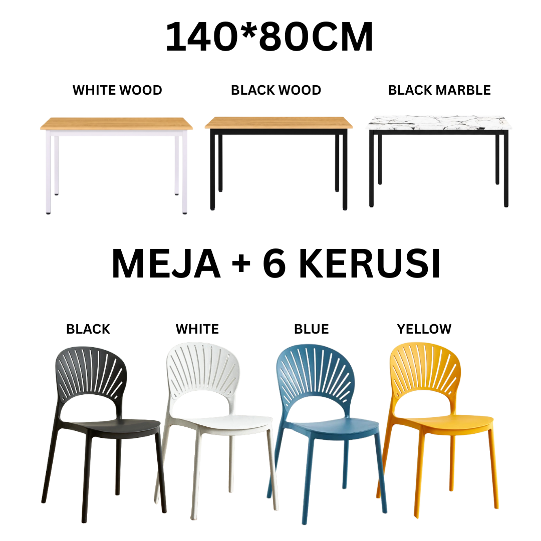 SET MEJA MAKAN + KERUSI_10