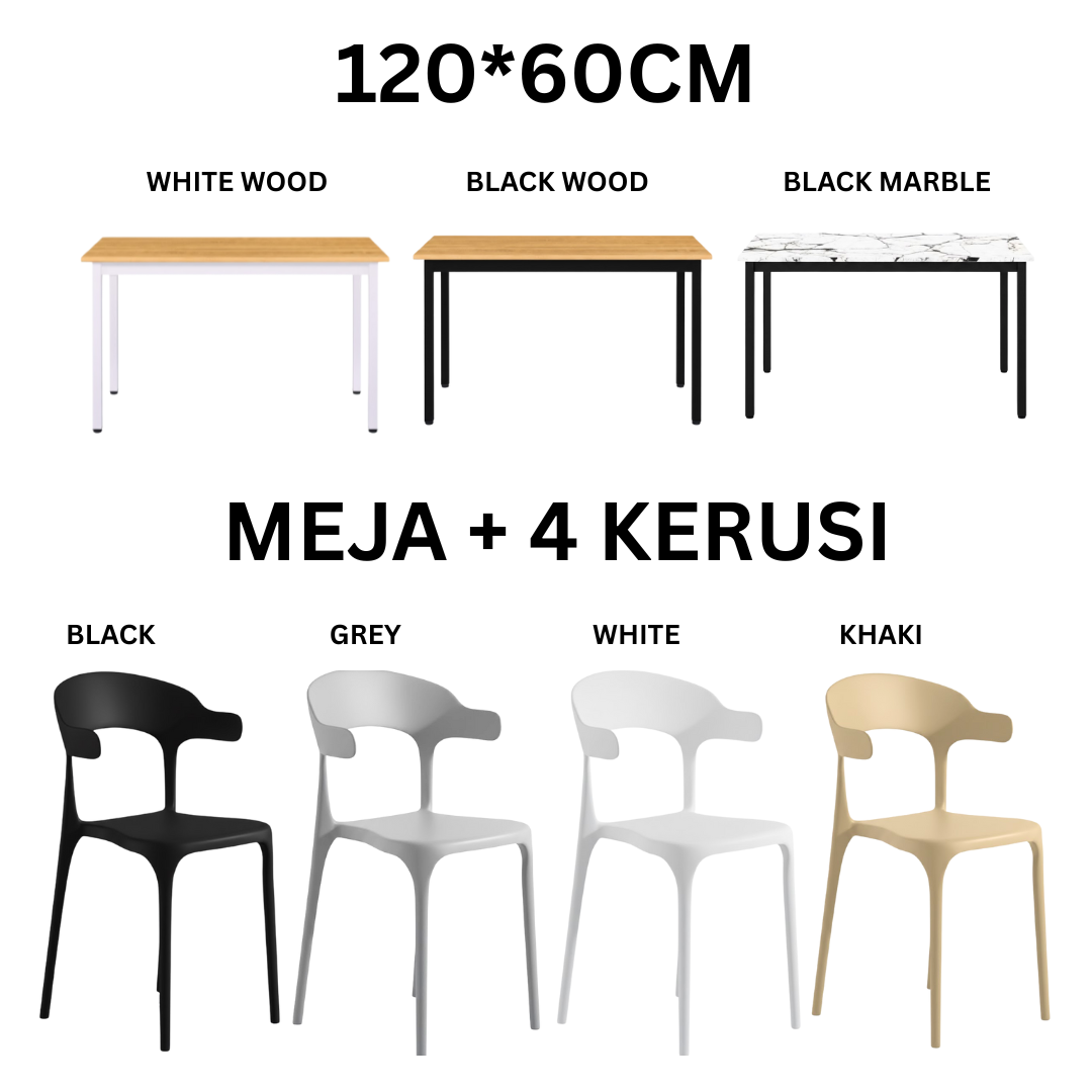 SET MEJA MAKAN + KERUSI_9