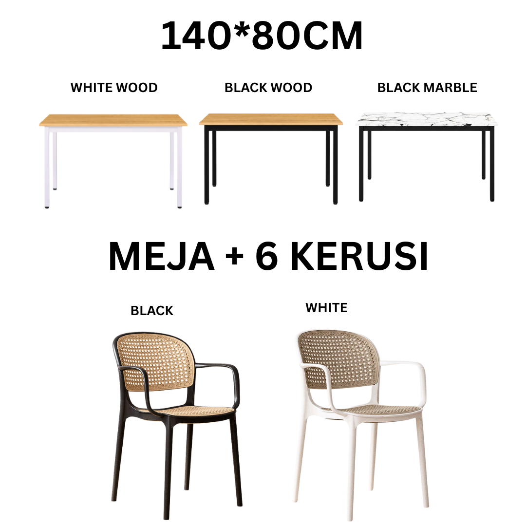SET MEJA MAKAN + KERUSI_14
