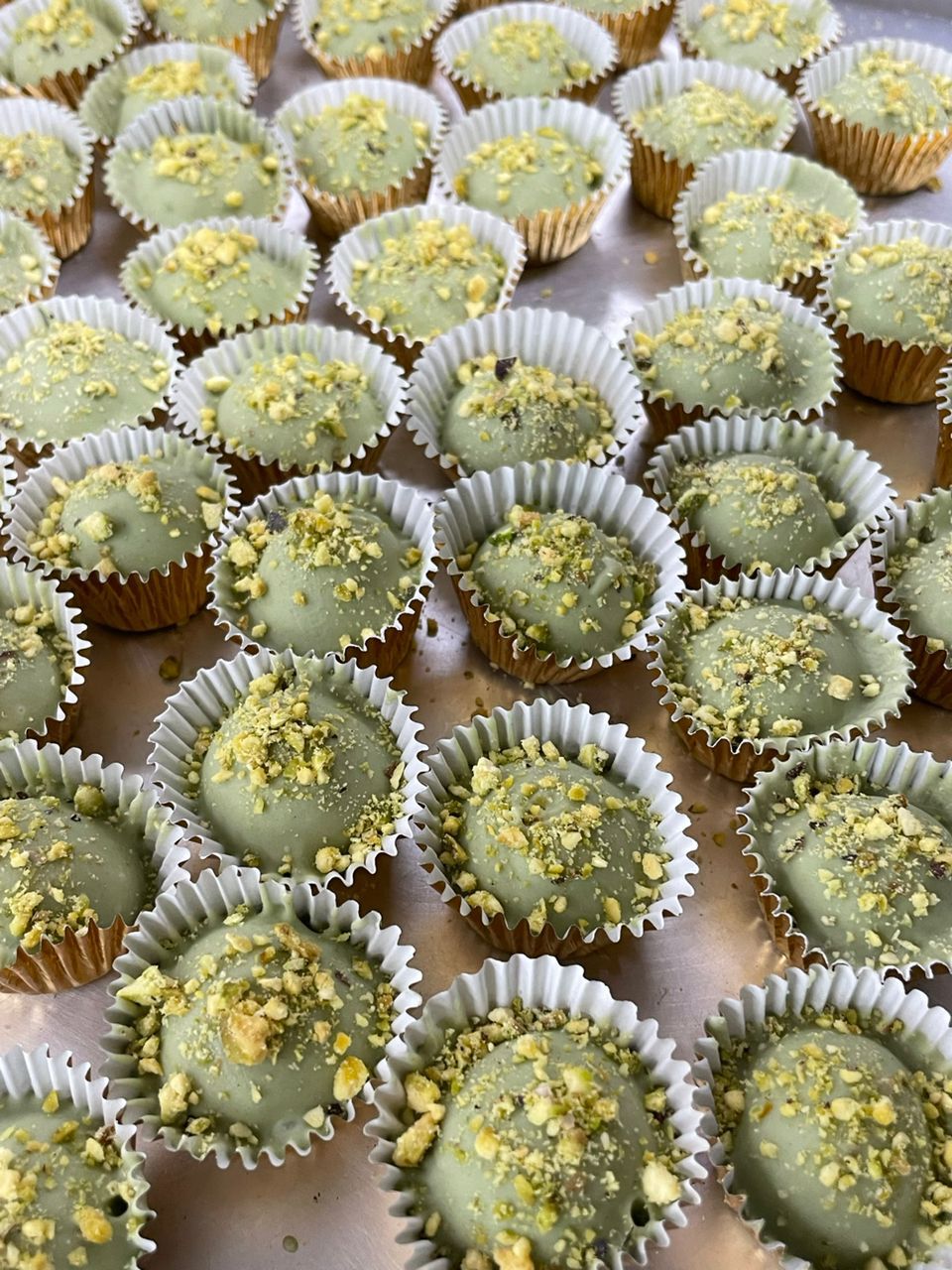 White Choc Pistachio Rocher