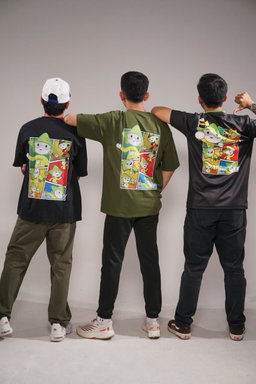 Oversized T-Shirt (ASG14) Design 3 (Pixelated)